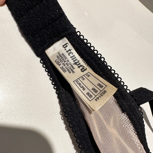 B Tempt’d Black Lace Bra - Picture 9 of 10